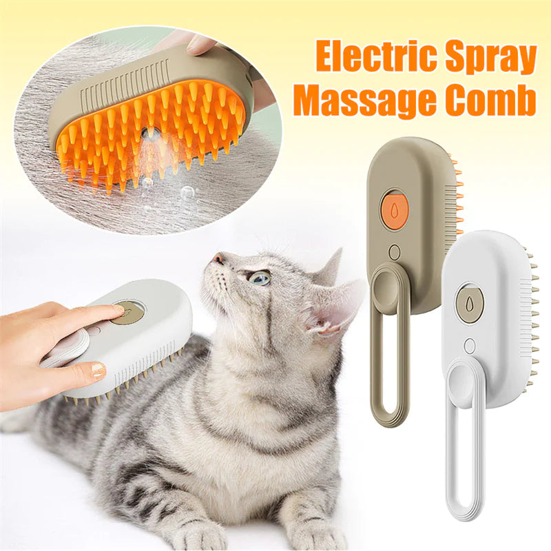 Steamy Pet Grooming Brush