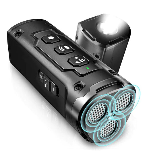 Anti-Bark high pitched sound flashlight combo