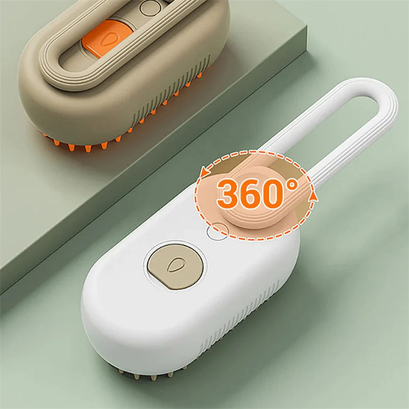 Steamy Pet Grooming Brush