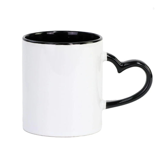CRUMANCY Ceramic Coffee Mug 11oz Assorted Colored Mugs Coffee Mug with Handle Restaurant Large Cups for Coffee Tea Cocoa Cappuccino Cereal Matte White Outside and Colorful Inside