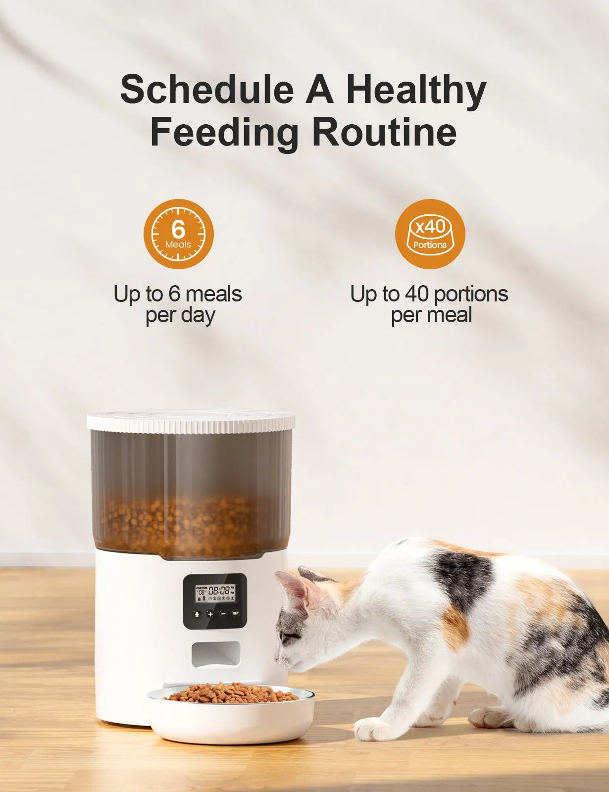 Smart Home Cat Dog Automatic Pet Feeder